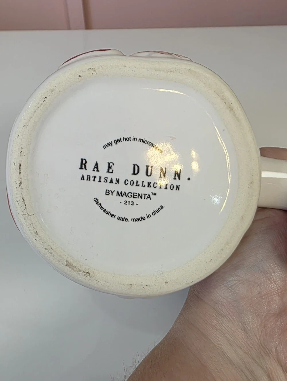 Rae Dunn Love You Berry Much Strawberry Mug NWT